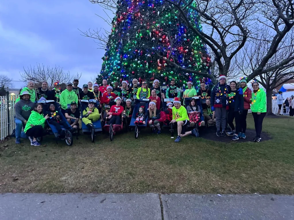 A big group took on the Winterfest of Lights 5K in Ocean City last winter.
